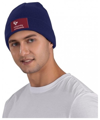 University of- Phoenix Stretch Knit Hat for Men Women Winter Warm Cap Navy Blue $8.33 Skullies & Beanies