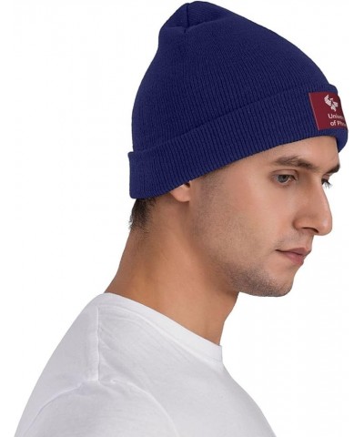 University of- Phoenix Stretch Knit Hat for Men Women Winter Warm Cap Navy Blue $8.33 Skullies & Beanies