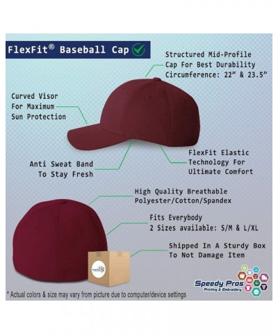 Flexfit Hats for Men & Women Do Good Style B Polyester Dad Hat Baseball Cap Burgundy $20.64 Baseball Caps