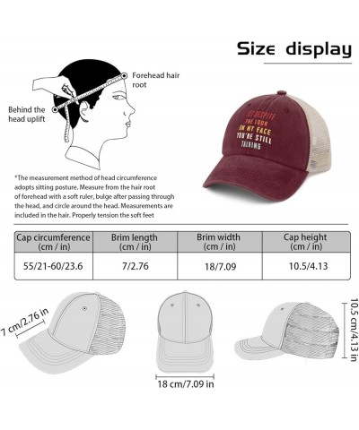 Yet Despite The Look On My Face You're Still Talking Sarcasm Funny caps Men hat AllBlack Mens Golf hat Gifts for Wine Red02 $...