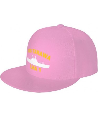 USS Tarawa LHA 1 Flag-Trucker Hats Denim Hats Cowboy Knit hat Baseball Caps Fisherman's hat Pink $13.36 Baseball Caps