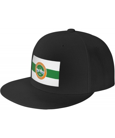 Flag of Port Orange, Florida Baseball Cap for Men Women Snapback Hat Trucker Flat Bill Caps Sun Hat Black $12.72 Baseball Caps