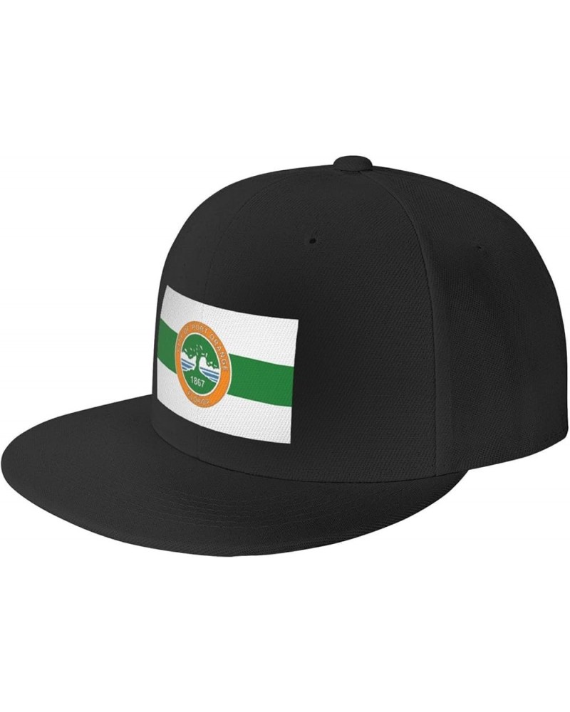 Flag of Port Orange, Florida Baseball Cap for Men Women Snapback Hat Trucker Flat Bill Caps Sun Hat Black $12.72 Baseball Caps