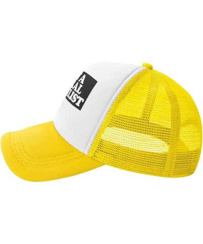 I'm ON A Federal WATCHLIST Men's Baseball Cap Retro Dad Hat Adjustable Yellow $9.04 Baseball Caps