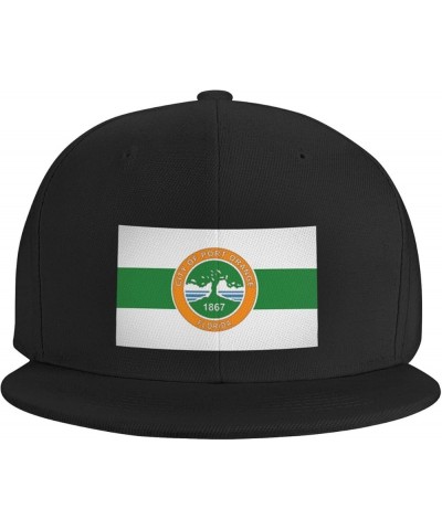 Flag of Port Orange, Florida Baseball Cap for Men Women Snapback Hat Trucker Flat Bill Caps Sun Hat Black $12.72 Baseball Caps