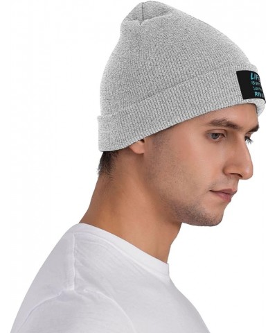 Beanie Soft Warm Skull Cap Winter Headwear Hat Knit Cuffed for Men Women Gray $10.06 Skullies & Beanies