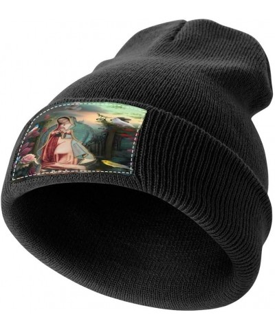 Our Lady of Guadalupe Virgin Mary Winter Hat Black Warm Skull Knit Hats Beanie Novetly Cap for Men Women Black62 $14.82 Skull...