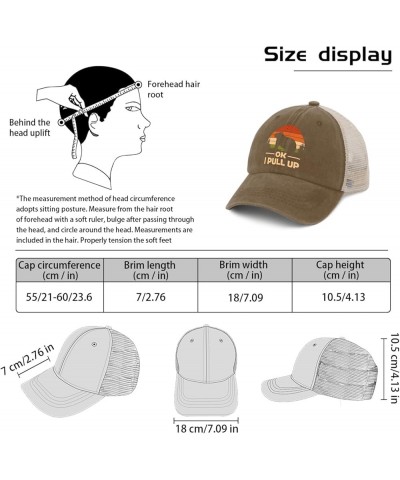 Retro Capybara Ok I Pull Up Baseball Cap Daddy Hat AllBlack Running Hat Men Gifts for Daughter Baseball Hat Pigment Khaki02 $...