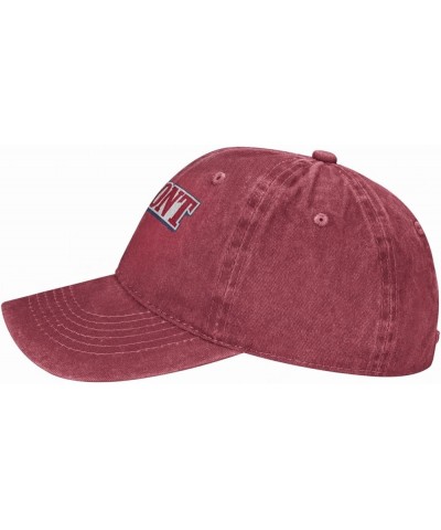 Belmont University Cowboy Hats，Unisex Adjustable for Hat Baseball Cap Casquette Red $11.99 Cowboy Hats