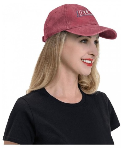 Belmont University Cowboy Hats，Unisex Adjustable for Hat Baseball Cap Casquette Red $11.99 Cowboy Hats