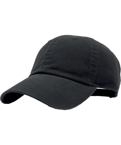 Unisex Classic Low Profile Cotton Baseball Cap Plain Blank Camoflauge Soft Unconstructed Adjustable Size Dad Hat Black $7.27 ...