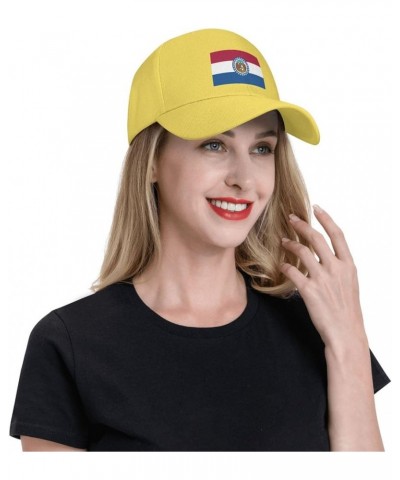 Flag of Missouri Baseball Cap for Men Women Hat Adjustable Truck Driver Baseball Caps Dad Hats Yellow $13.60 Baseball Caps