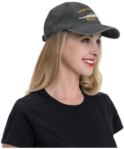 USS England CG 22 DLG 22 Flag Baseball Caps Denim Hats Cowboy Knit hat Fisherman's hat Black $15.77 Baseball Caps