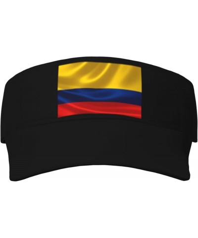 Sun Visor Hats Sport Wear Athletic Sun Visor Caps Adjustable Sun Protection Visors for Women Men Colombia Flag1 $10.45 Visors