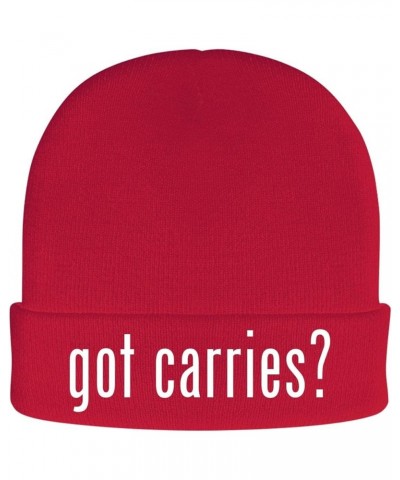 got Carries? - Soft Adult Beanie Cap Red $16.85 Skullies & Beanies