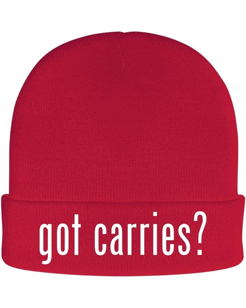 got Carries? - Soft Adult Beanie Cap Red $16.85 Skullies & Beanies