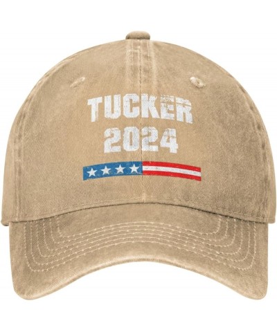 Tucker-Carlson-2024-Tucker-2024 Gifts for Women Men-Baseball Cap Trucker Hat for Men Women Golf Dad Hats Black Natural $10.91...