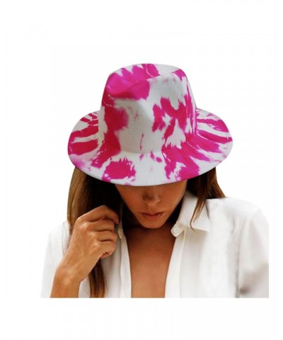 Sun Hats for Womens Wide Brim Womens Sun Hat, Foldable Roll up Cap Summer Large Brim Adjustable Hat Hand Woven Hot Pink $8.48...