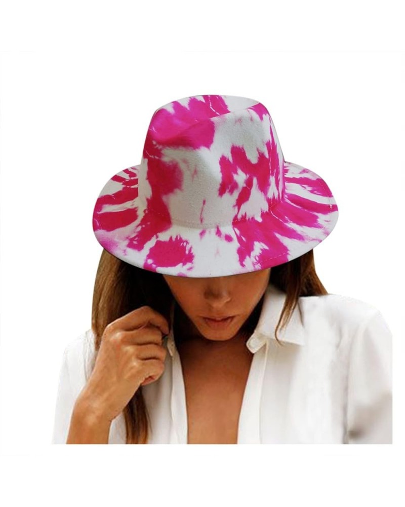 Sun Hats for Womens Wide Brim Womens Sun Hat, Foldable Roll up Cap Summer Large Brim Adjustable Hat Hand Woven Hot Pink $8.48...