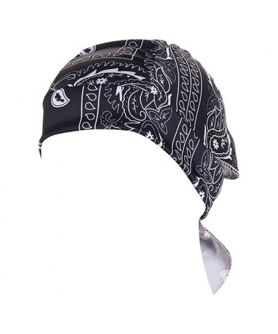 Men Hijab Hat Muslim Pullover Hat Multicolor Cashew Nut Print Hat Man Hair Band (Hot Pink, One Size) One Size Black $7.74 Col...