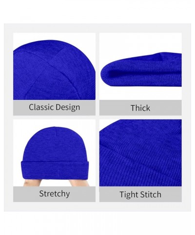 Beanie Hats for Men Women 1950s Mid Century Modern Vintage All Season Skullies Beanies Blue $11.08 Skullies & Beanies