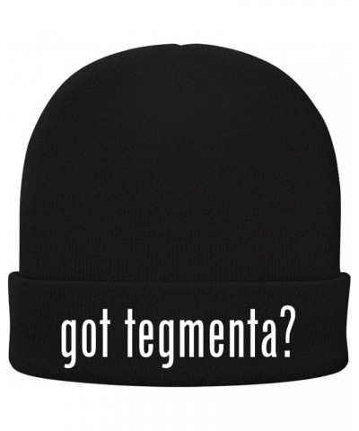 got Tegmenta? - Soft Adult Beanie Cap Black $13.94 Skullies & Beanies