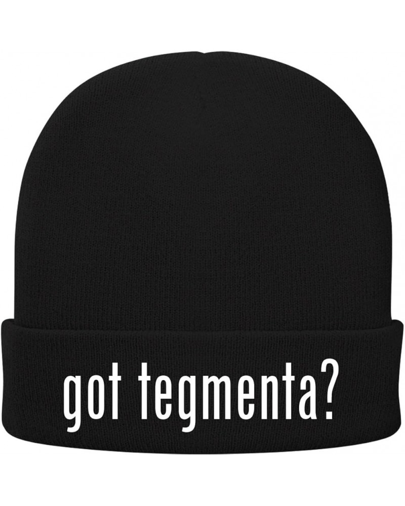 got Tegmenta? - Soft Adult Beanie Cap Black $13.94 Skullies & Beanies