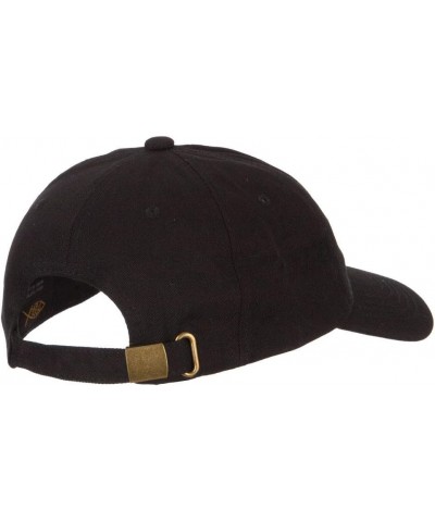 Missouri Hawthorn with Map Embroidered Unstructured Washed Cap Black $15.41 Baseball Caps