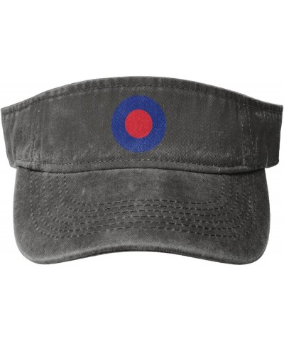 RAF Lowvis Army Roundel Sun Hat Sun Visor Hats for Women Men Baseball Cap Golf Hats Deep Heather $12.55 Visors