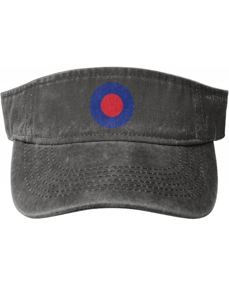 RAF Lowvis Army Roundel Sun Hat Sun Visor Hats for Women Men Baseball Cap Golf Hats Deep Heather $12.55 Visors