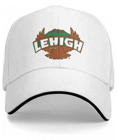 Lehigh University Logo Sandwich Cap Unisex Classic Baseball Capunisex Adjustable Casquette Dad Hat White $10.56 Baseball Caps