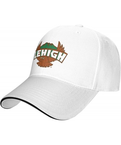 Lehigh University Logo Sandwich Cap Unisex Classic Baseball Capunisex Adjustable Casquette Dad Hat White $10.56 Baseball Caps