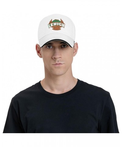 Lehigh University Logo Sandwich Cap Unisex Classic Baseball Capunisex Adjustable Casquette Dad Hat White $10.56 Baseball Caps