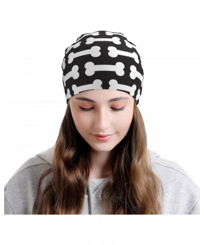 Cute Dog Women Beanie Winter Warm Beanies Men Casual Skullies Outdoor Black $20.24 Skullies & Beanies