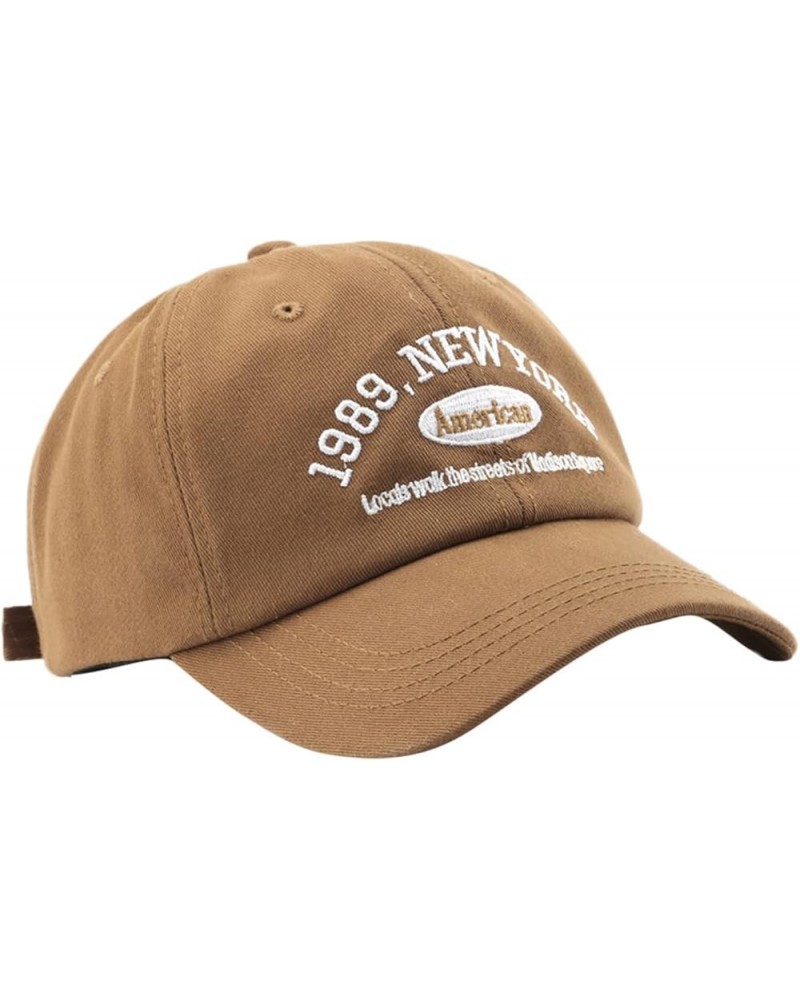 Mens and Womens Summer Fashion Casual Sunscreen Baseball Caps Cap Hats Running Caps E-brown $11.84 Sun Hats