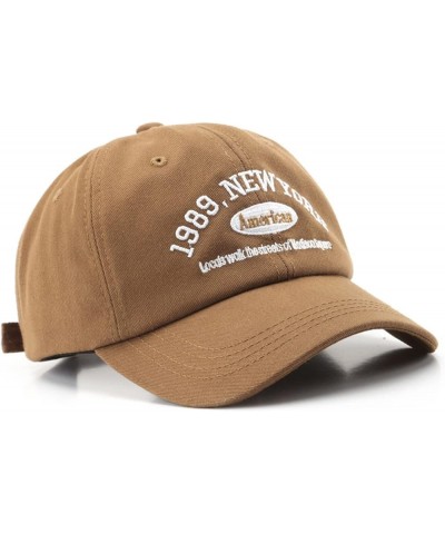 Mens and Womens Summer Fashion Casual Sunscreen Baseball Caps Cap Hats Running Caps E-brown $11.84 Sun Hats