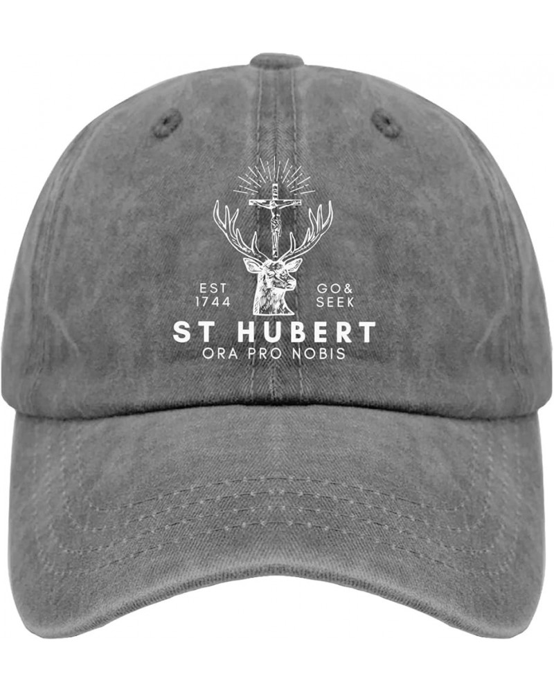 St Hubert Ora Pro Sun Hat River Hat Pigment Black Black Hat Women Gifts for Girlfriends Baseball Hat Pigment Gray $9.19 Bucke...