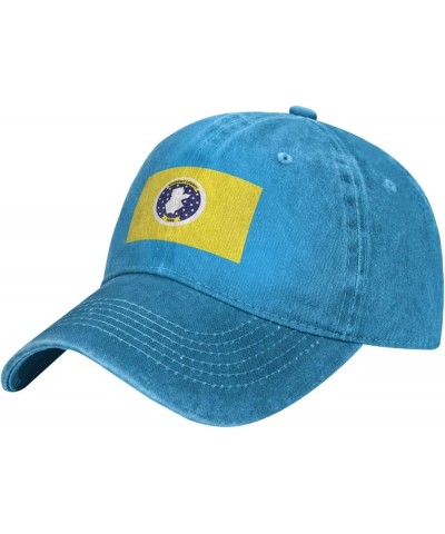 Flag of Somerset County, New Jersey Baseball Cap for Men Women Hat Vintage Cowboy Hats Adjustable Trucker Caps Blue $10.78 Ba...