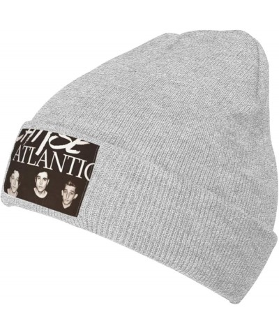 Chase Music Atlantic Warm Knitted Wool Hat Cuffed Thick Warm Fleece Print Stylish Knit Gifts Winter Hats Black Gray $8.63 Sku...