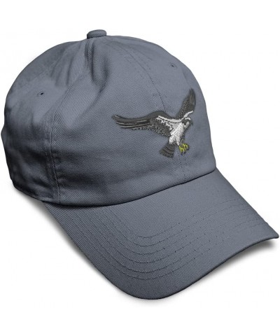 Custom Soft Baseball Cap Osprey Embroidery Birds Bird Embroidery Twill Cotton Dad Hats for Men & Women Dark Grey Design Only ...