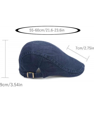 Cotton French Berets for Women Adjustable Mens Beret Caps Spring Summer Sun Breathable Bone Visor Men Beret Hats Gray $14.92 ...