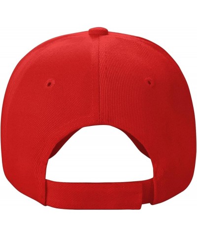 Hand Drawn Cute Raccoon Baseball Cap for Men Women Dad Hat Classic Adjustable Golf Hats Red $12.52 Baseball Caps