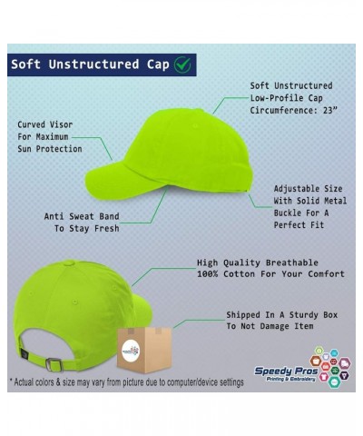 Soft Baseball Cap The Best is Yet to Come Cotton Dad Hats for Men & Women Lime $16.23 Baseball Caps