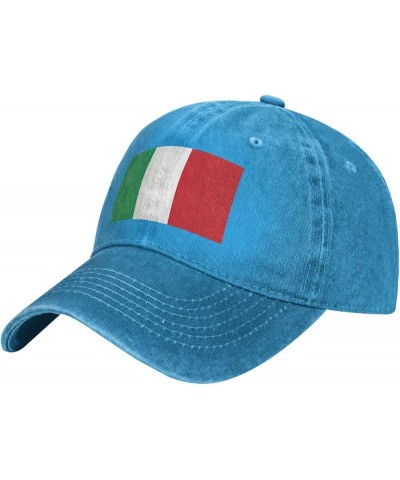 Black Italy Flag Prints Adult Classic Denim hat : Comfortable, Light Unisex Suitable for Outdoor Sports Activity Blue $13.82 ...