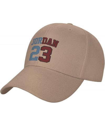 Basketball Fans 23 Jordan Fashion Adjustable Baseball Caps Dad Hats Gift for Men Women Natural $13.27 Baseball Caps