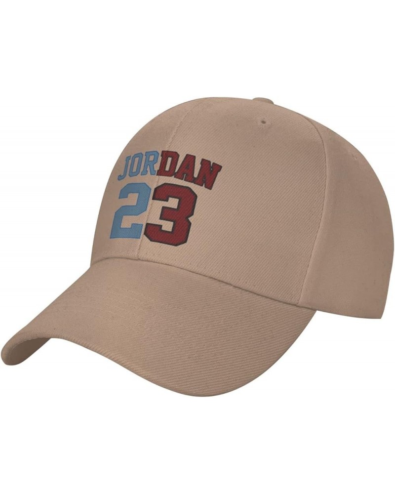 Basketball Fans 23 Jordan Fashion Adjustable Baseball Caps Dad Hats Gift for Men Women Natural $13.27 Baseball Caps