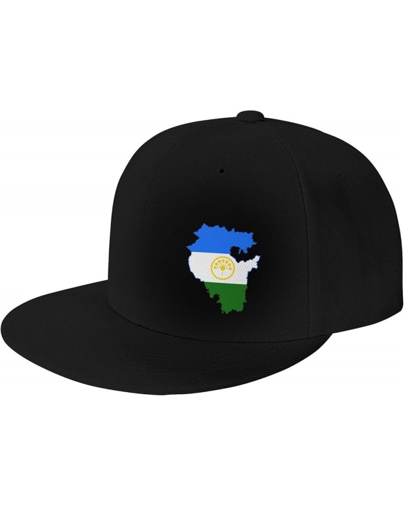 Flag Map of Bashkortostan Baseball Cap Snapback Trucker Hat for Men Women Flat Bill Hats Black $10.70 Baseball Caps