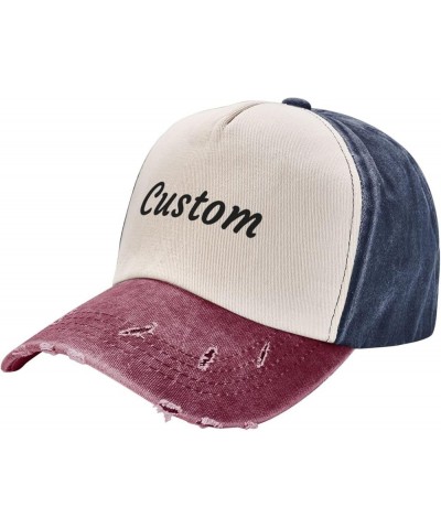 Custom Hat Deaign Your own Image/Logo/Text Custom Hats Custom Baseball Cap for Men & Women Cowboy Cap $7.99 Cowboy Hats