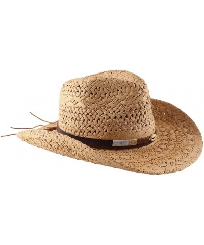 Men's Straw Hat Spring and Summer European and American Straw Hat Brown $19.58 Sun Hats