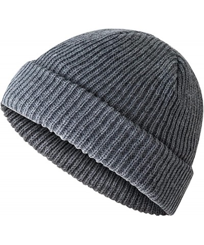 Mens Winter Hats for Men Women Thick Cable Cuff Fleece Knit Wool Cap for Outdoor Activities and Daily Gift O $7.17 Skullies &...